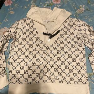 Calvin Klein Women's Monogram White Sweater